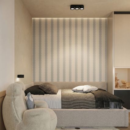 Applique AURA 1xGX53/10W/230V nero