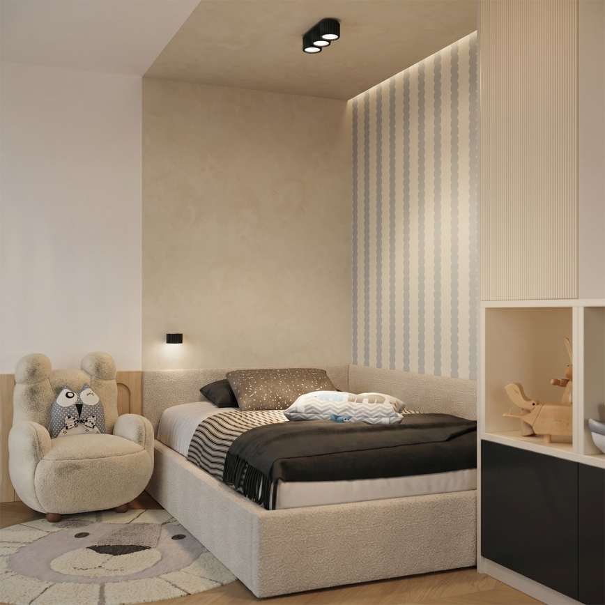 Applique AURA 1xGX53/10W/230V nero