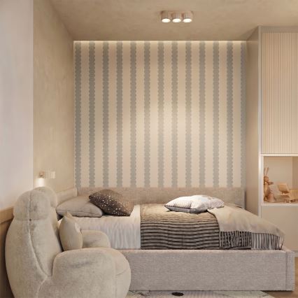 Wandleuchte AURA 1xGX53/10W/230V, cremefarben