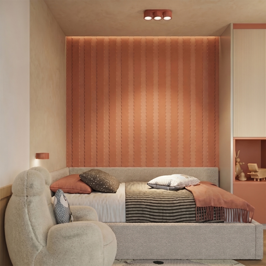 Wandleuchte AURA 1xGX53/10W/230V orange