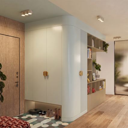 Deckenspot AURA 3xGX53/10W/230V creme