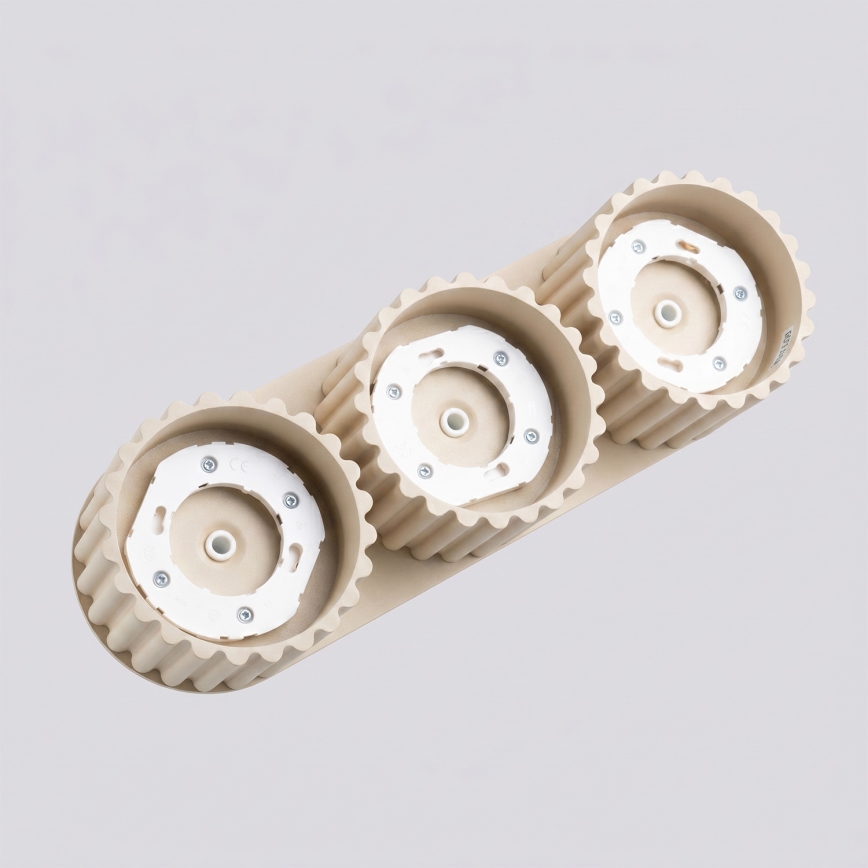 Faretto AURA 3xGX53/10W/230V crema