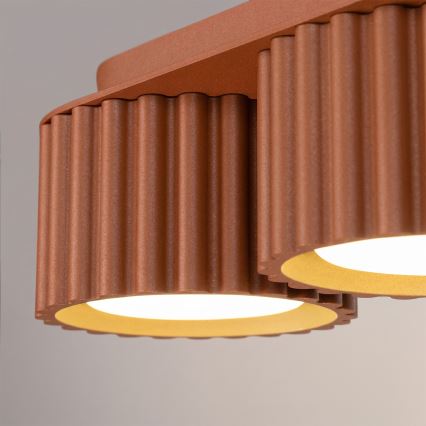 Faretto AURA 3xGX53/10W/230V arancione