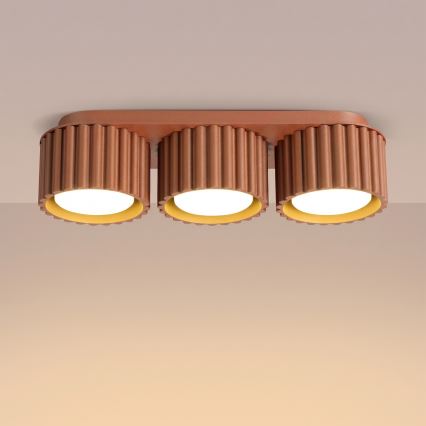 AURA Spotleuchte, 3x GX53/10W/230V, orange