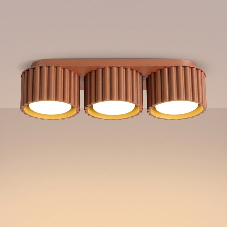 AURA Spotleuchte, 3x GX53/10W/230V, orange