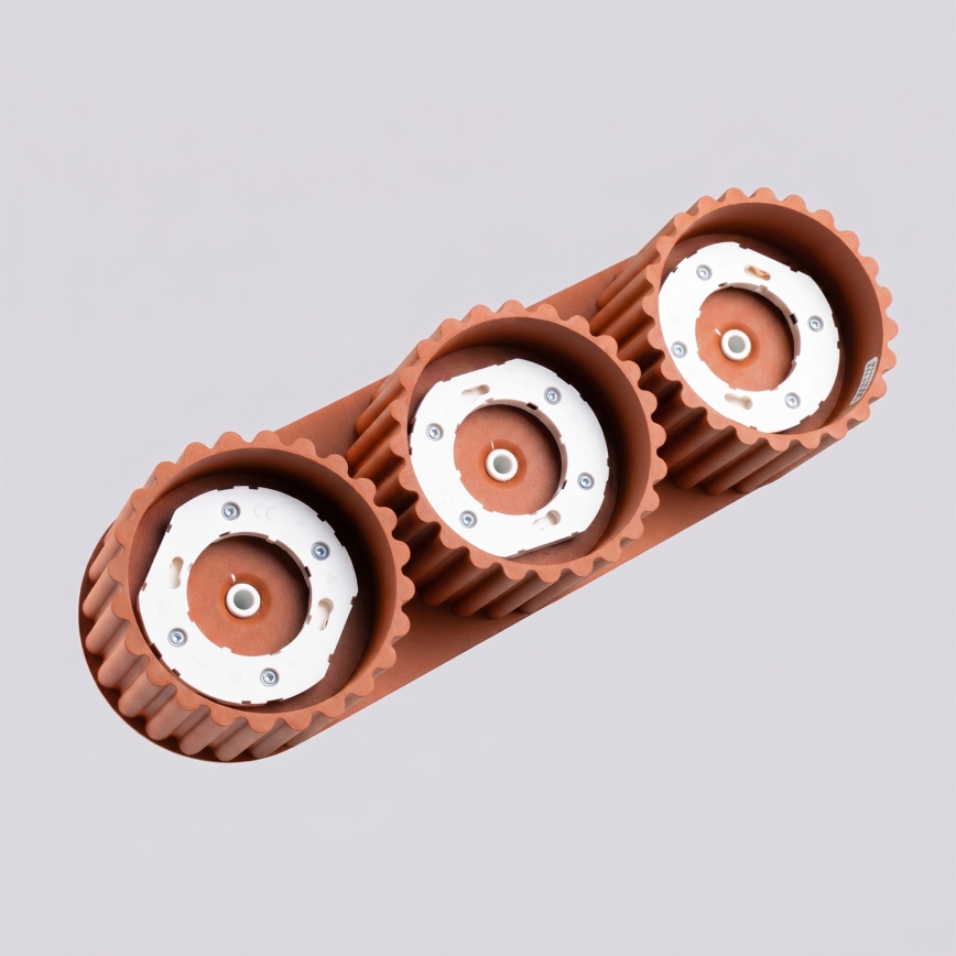 AURA Spotleuchte, 3x GX53/10W/230V, orange
