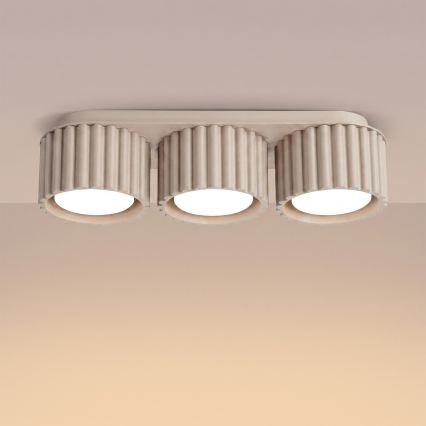 Spotleuchte AURA 3xGX53/10W/230V taupe
