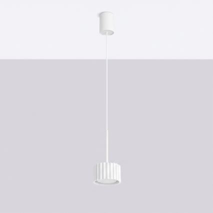Pendelleuchte AURA mit Kabelaufhängung, 1x GX53/10W/230V, weiß