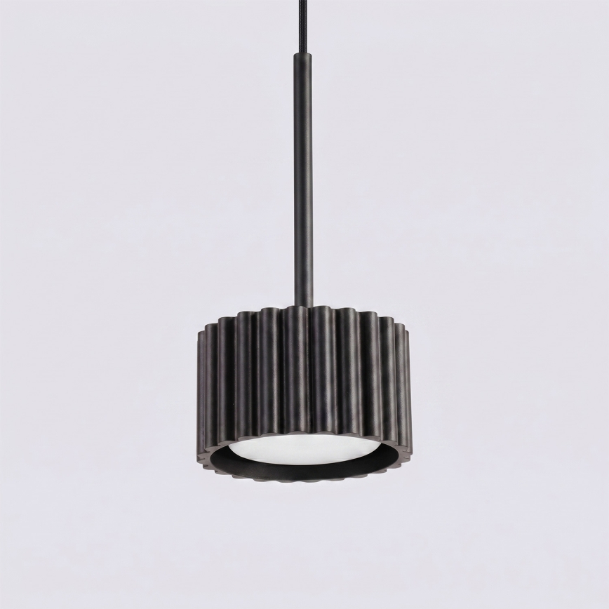 Lampadario a sospensione AURA 1xGX53/10W/230V nero