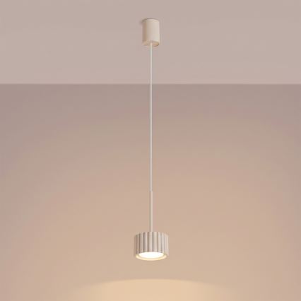 Suspension sur câble AURA 1xGX53/10W/230V crème