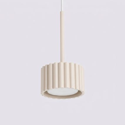 Suspension sur câble AURA 1xGX53/10W/230V crème