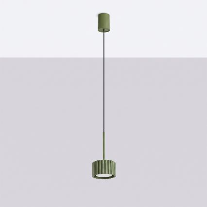 Lampada a sospensione con cavo AURA 1xGX53/10W/230V verde
