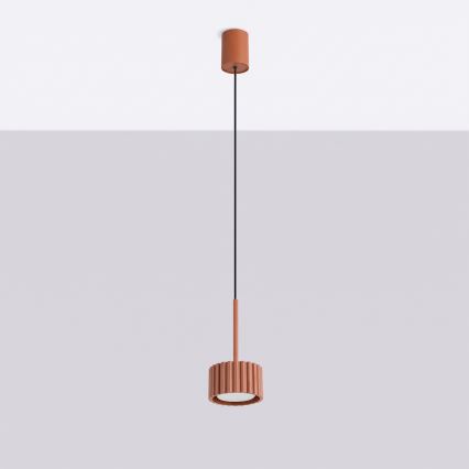Lampada a sospensione con cavo AURA 1xGX53/10W/230V rossa