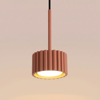 Lampada a sospensione con cavo AURA 1xGX53/10W/230V rossa