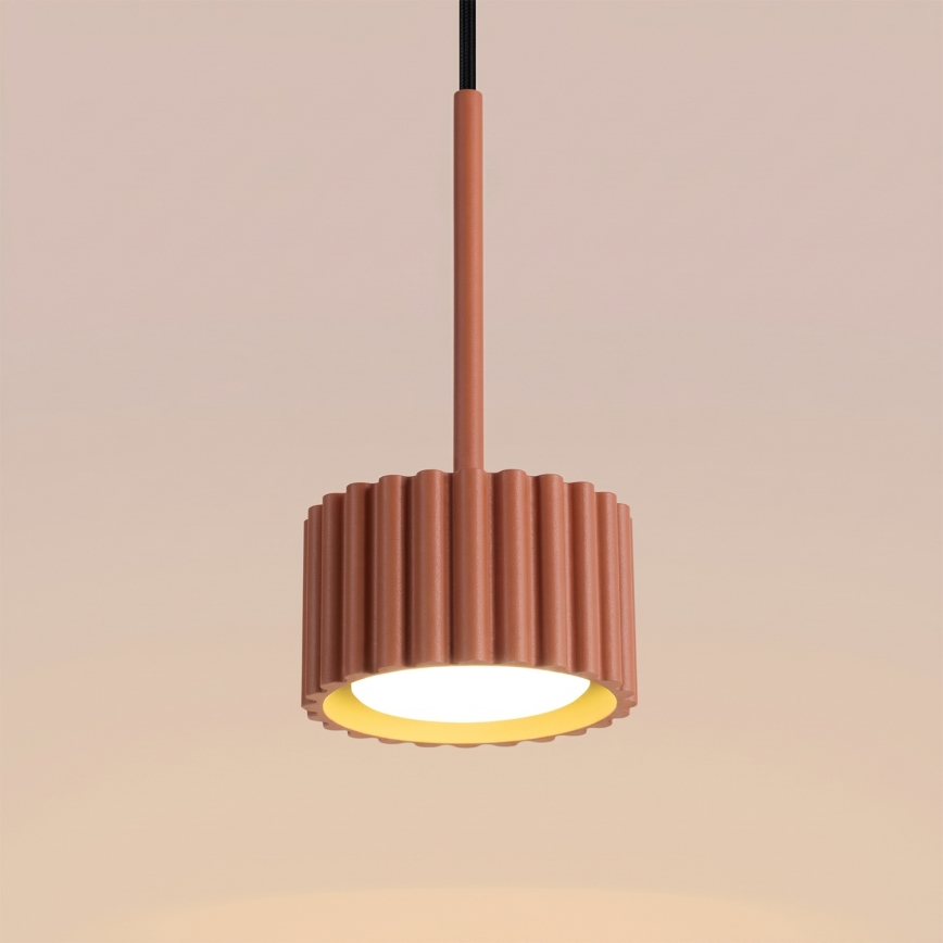Lampada a sospensione con cavo AURA 1xGX53/10W/230V rossa