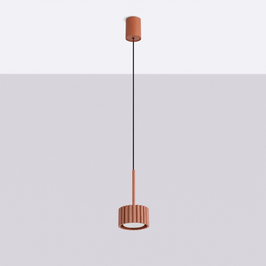 Pendelleuchte an Kabel AURA 1xGX53/10W/230V rot