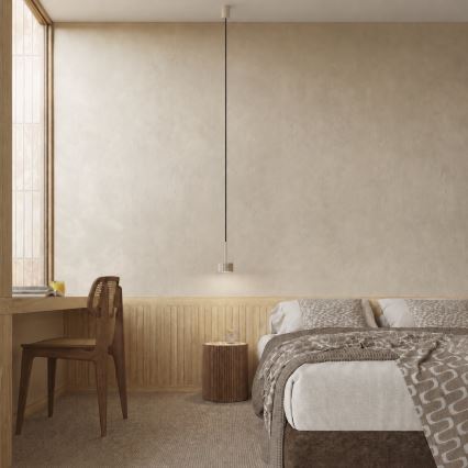 Lampada a sospensione con cavo AURA 1xGX53/10W/230V taupe