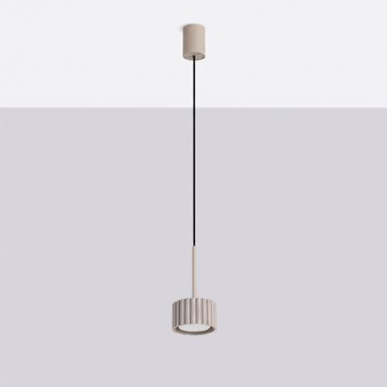 Lampada a sospensione con cavo AURA 1xGX53/10W/230V taupe