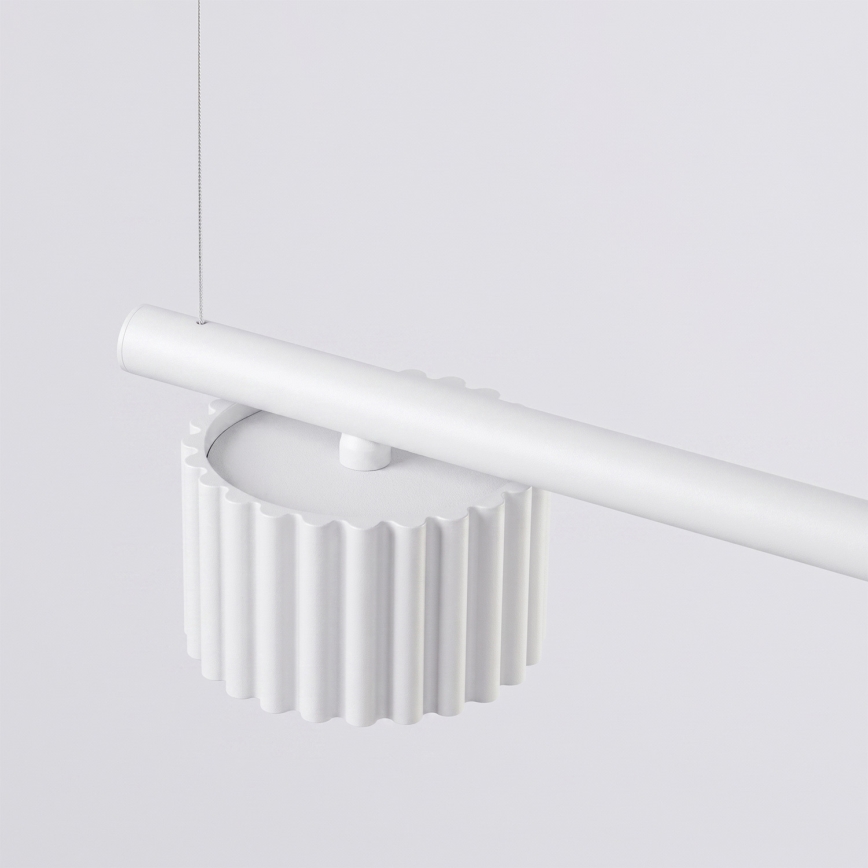 Lampadario a cavo AURA 4xGX53/10W/230V bianco