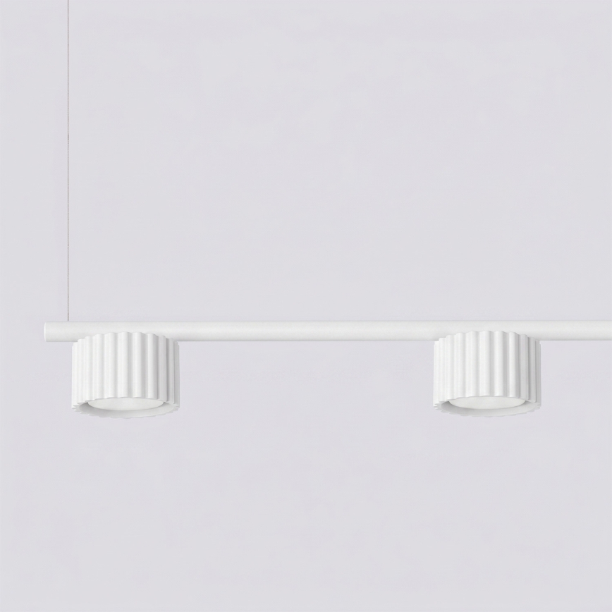 Lampadario a cavo AURA 4xGX53/10W/230V bianco