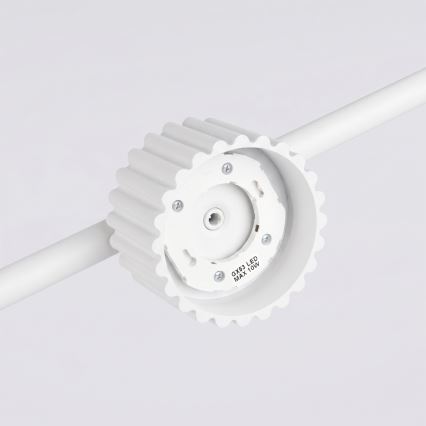 Lampadario a cavo AURA 4xGX53/10W/230V bianco