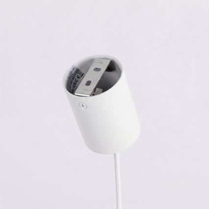 Lampadario a cavo AURA 4xGX53/10W/230V bianco