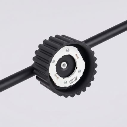 Hängeleuchte AURA an Kabel, 4xGX53/10W/230V, schwarz