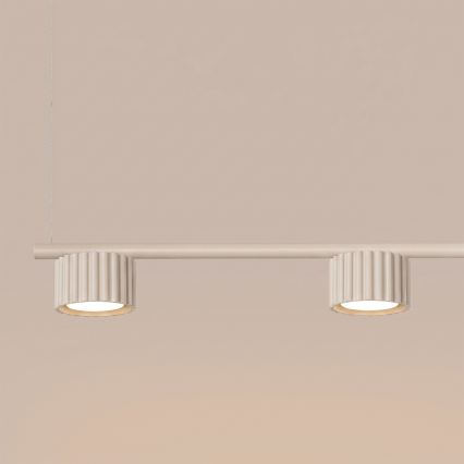 Lampadario a sospensione con cavo AURA 4xGX53/10W/230V crema