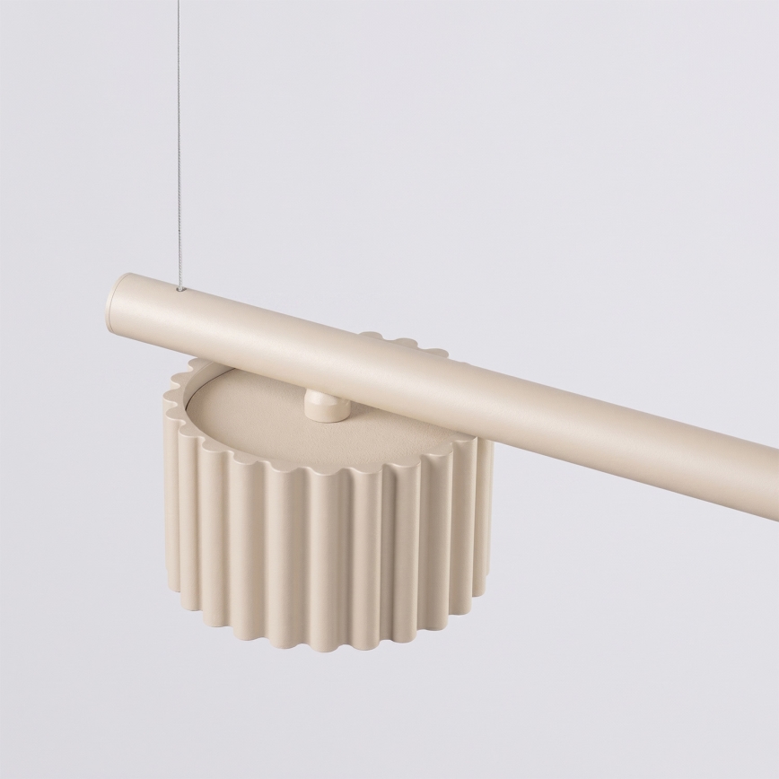 Lampadario a sospensione con cavo AURA 4xGX53/10W/230V crema