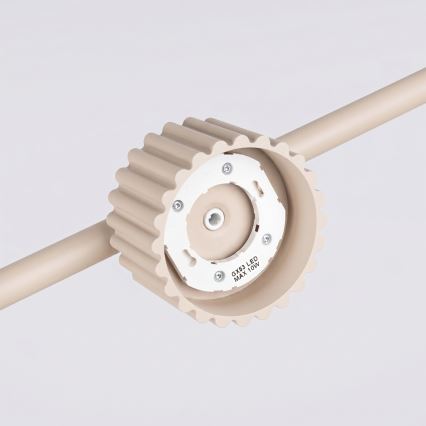 Lampadario a sospensione con cavo AURA 4xGX53/10W/230V crema
