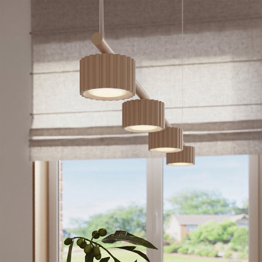 Pendelleuchte AURA 4xGX53/10W/230V cremefarben