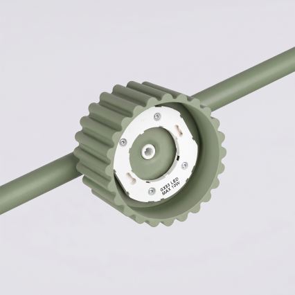 Lampadario a sospensione con cavo AURA 4xGX53/10W/230V verde