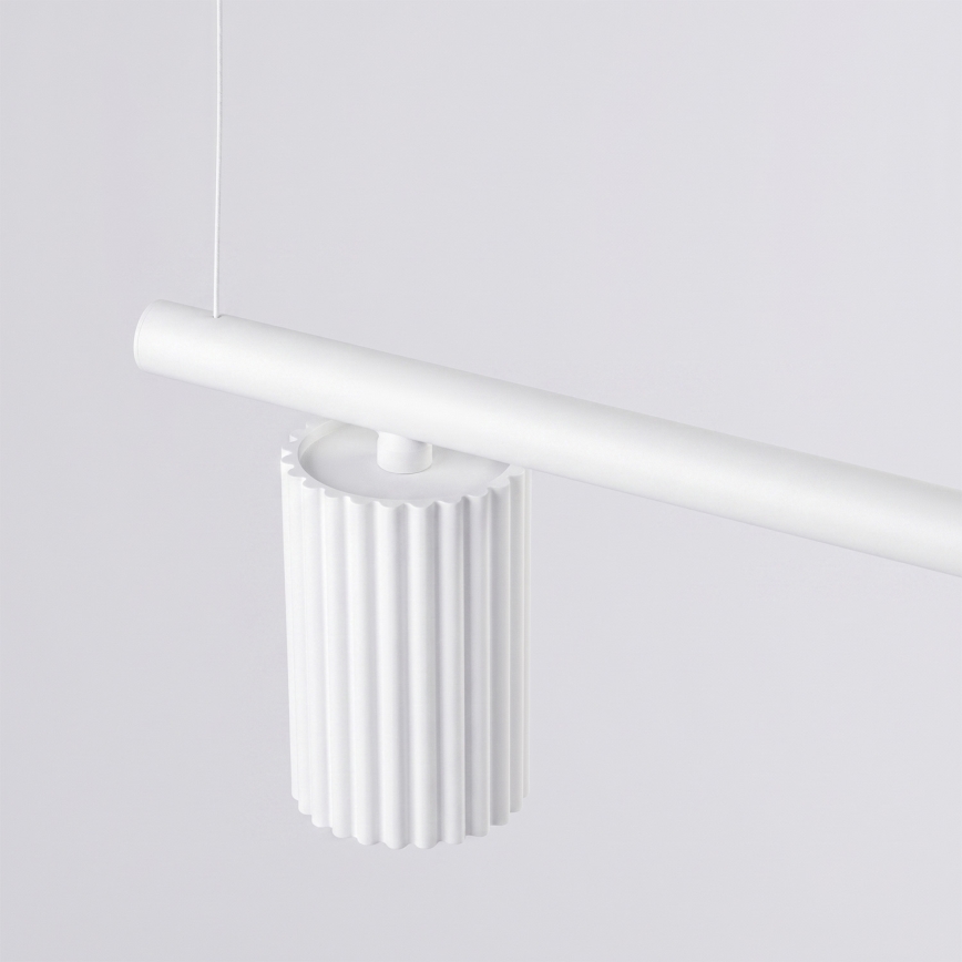 Pendelleuchte KARBON an Kabel, 4xGU10/10W/230V, weiß