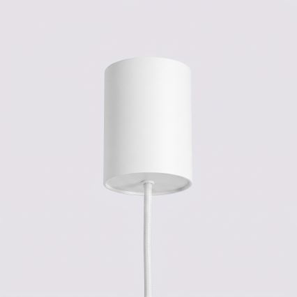 Pendelleuchte KARBON an Kabel, 4xGU10/10W/230V, weiß