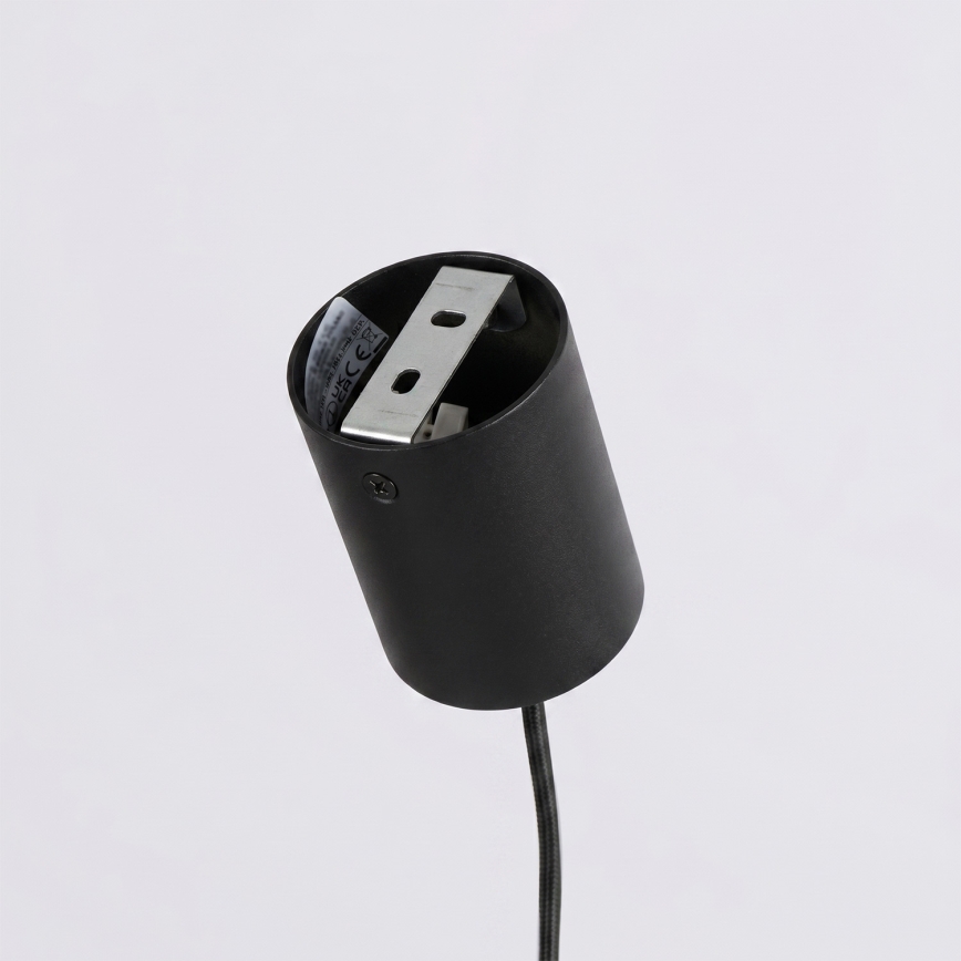 Lampada a sospensione su cavo KARBON 4xGU10/10W/230V nero