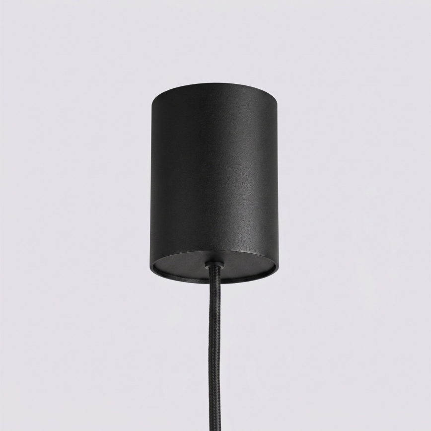 Lampada a sospensione su cavo KARBON 4xGU10/10W/230V nero
