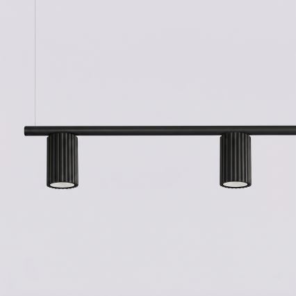Suspension sur câble KARBON 4xGU10/10W/230V noir
