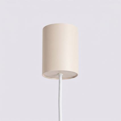 Pendelleuchte mit Kabel KARBON 4xGU10/10W/230V cremefarben