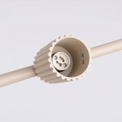 Suspension à câble KARBON 4xGU10/10W/230V crème