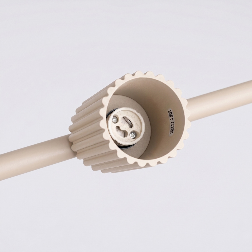 Suspension à câble KARBON 4xGU10/10W/230V crème