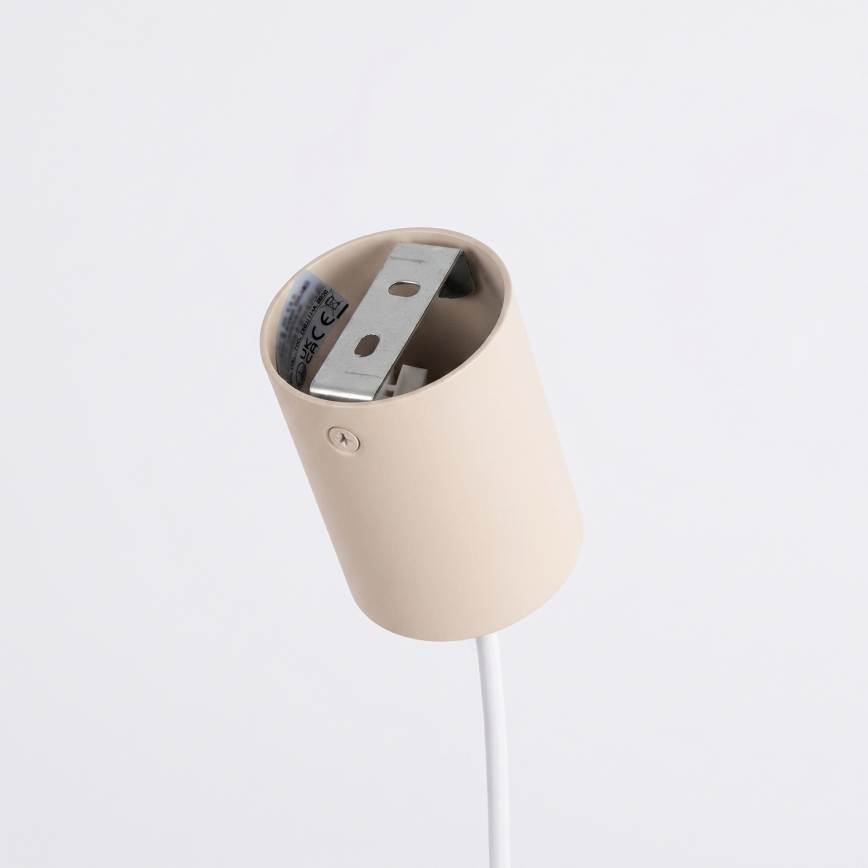 Suspension à câble KARBON 4xGU10/10W/230V crème