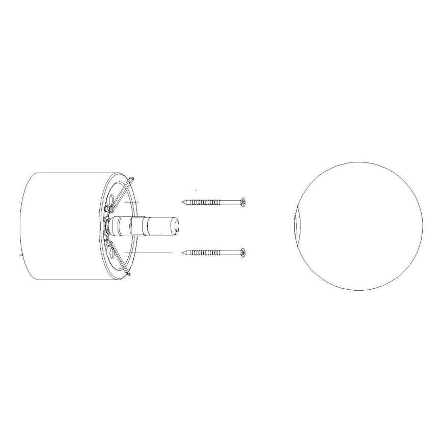 Abat-jour de rechange pour spot et lampe de table BOOMO G9 d. 12 cm blanc