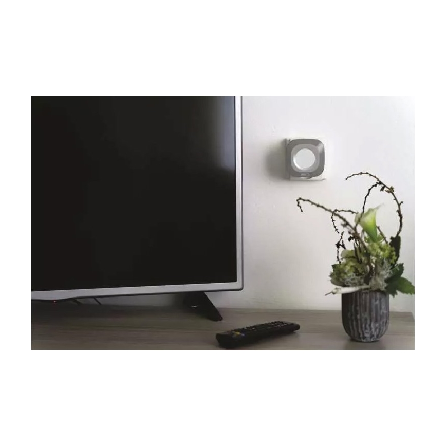 Sonnette sans fil à brancher 230V + 1xCR2032 IP44 gris