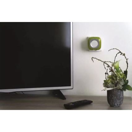 Sonnette sans fil à brancher 230V + 1xCR2032 IP44 vert