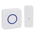 Sonnette sans fil alimentée par piles 3xAAA/1x3V IP56 blanc