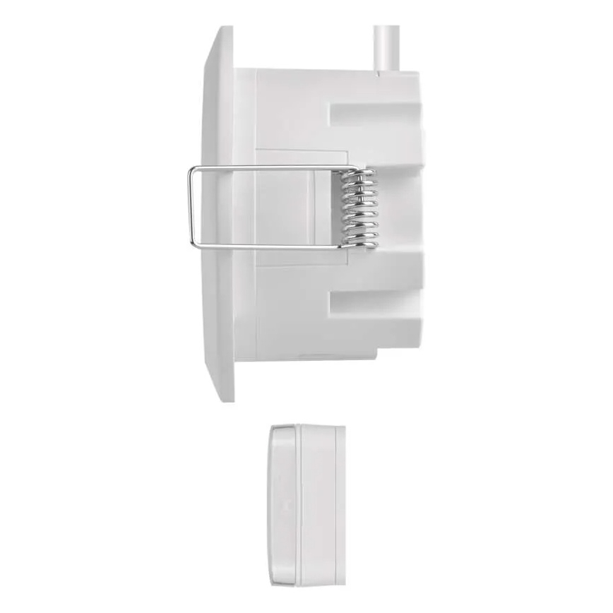 Sonnette sans fil encastrable 230V + 1xCR2032 blanche