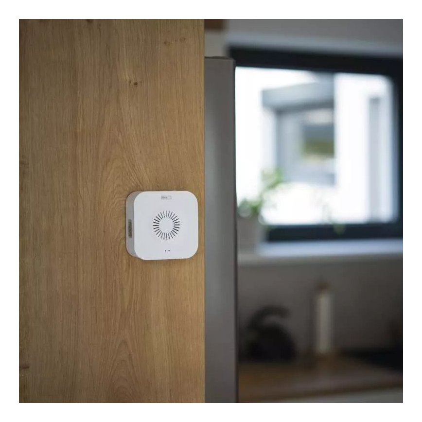 Sonnette vidéo sans fil avec détecteur de mouvement GoSmart 5V 3xAA IP65 Wi-Fi Tuya