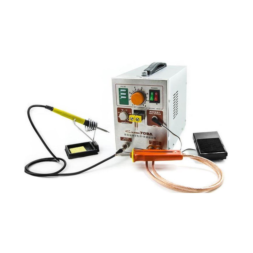 Soudeuse par points à batterie avec micro soudure 230V