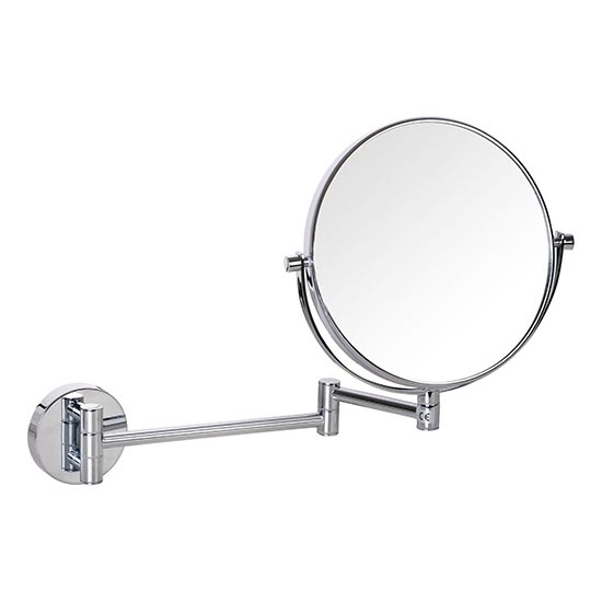 Specchio cosmetico 23x28 cm argento