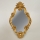 Specchio da parete 27,8x19,5 cm oro